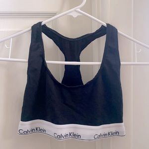 Calvin Klein Black Sports Bra